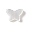 Natural White Shell Beads, Butterfly, 6x9x2mm, Hole: 1mm