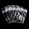 Transparent Plastic Zip Lock Bags, Resealable Packaging Bags, Rectangle, Clear, 11x7x0.02cm, Unilateral Thickness: 2.3 Mil(0.06mm)
