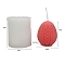 3D Easter Egg Scented Candle Food Grade Silicone Molds, Candle Making Molds, Aromatherapy Candle Molds, White, 6.3x7.1cm