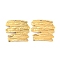 Ion Plating(IP) 304 Stainless Steel Pendants, Square Charm, Real 18K Gold Plated, 27x29x3mm, Hole: 2mm