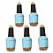 Alloy Enamel Pendants, Light Gold, Cadmium Free & Nickel Free & Lead Free, Bottle, Cyan, 26x9.5x3.5mm, Hole: 1.6mm