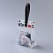 Plastic Transparent Gift Bag, Storage Bags, Self Seal Bag, Top Seal, Rectangle, with Cartoon Card and Sling, Hole and Nail, Colorful, 32.5x17x7cm, 10set/bag