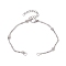 304 Stainless Steel Singapore Chain Bracelets Making, with Ball, Stainless Steel Color, 6-3/4 inch(17.1cm)