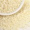 Cylinder Seed Beads, Frosted Colors, Uniform Size, Cornsilk, 2x1.3~1.5mm, Hole: 0.8~1mm, about 40000pcs/bag, 450g/bag