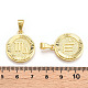 Латунные подвески KK-T070-01G-06-3