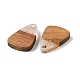 Подвески из смолы и дерева WOOD-S061-02G-2