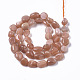 Натуральный Sunstone бисер пряди G-R465-39-2