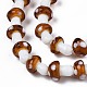 Гриб ручной Lampwork бисер пряди LAMP-R116-24-3