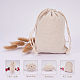 Drawstring мешки хлопка упаковка мешочки ABAG-PH0002-17-7