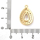 Латунные микро проложить кубического циркония подвески KK-F895-11G-3