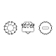 Preciosa® maxima crystal пришивная французская чашка Y-PRC-SASS47-00030-S-3