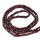 Гранат природный бисер нитей G-RM25319-A02-2x2mm-3