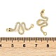 Латунные микро проложить кубического циркония подвески KK-S526-50G-3
