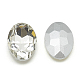 Заостренные заднее стекло горный хрусталь кабошоны RGLA-T080-10x14mm-01-2