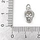 Латунные микропаве прозрачные подвески с фианитом KK-L231-08P-3