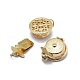 Застежки из филигранной коробки с желтым золотом KK-L183-013G-2