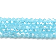 Имитация нефрита гальванических бисер пряди EGLA-A039-J4mm-B03