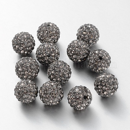 Pave disco бусины RB-Q195-8mm-215-1