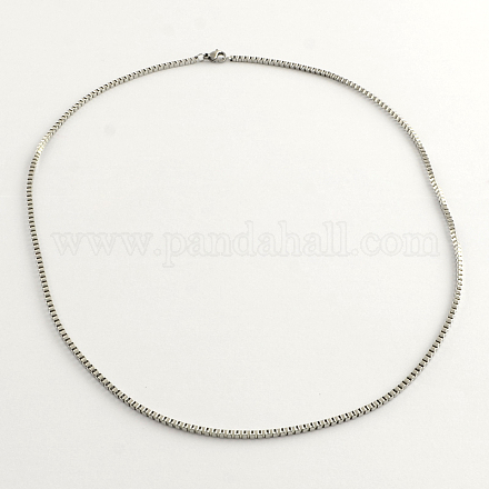 Ожерелья из нержавеющей стали 304 NJEW-R223-02-1