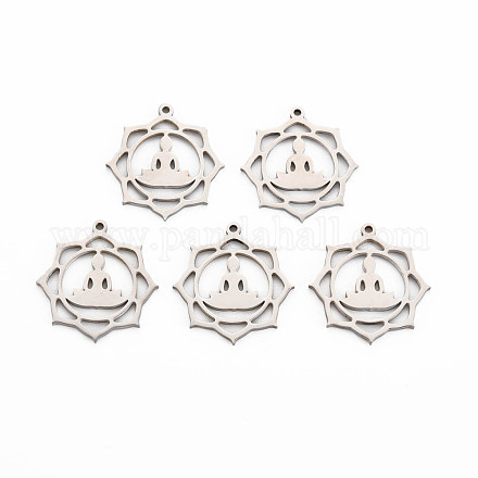 Подвески из нержавеющей стали Chakra 201 STAS-S119-153P-1