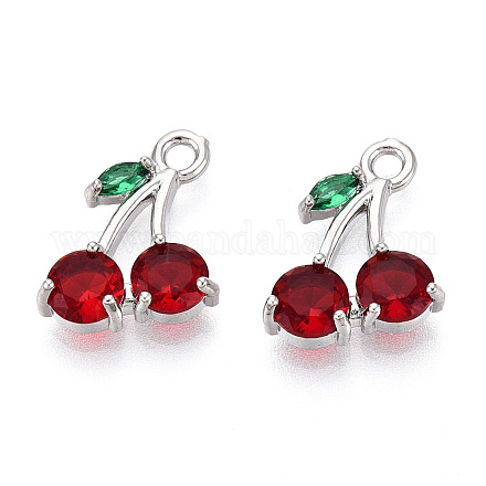 Латунные микро проложить кубического циркония подвески KK-T074-70P-02-1