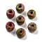 Natural Unakite Beads, Barrel, 8~8.4x5~6.6mm, Hole: 2~3.2mm