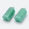 Natural Green Aventurine Pointed Beads, Healing Stones, Reiki Energy Balancing Meditation Therapy Wand, Undrilled/No Hole Beads, Bullet, 33~35x16~17x14.5~15mm
