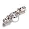 Alloy Spring Gate Rings, O Rings, with Cord Ends, Dragon, Antique Silver, 6 Gauge, 70mm