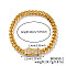Luxurious Classic Brass Clear Cubic Zirconia Curb Bracelets for Women, Golden, 7-1/2 inch(19cm)