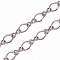 Brass Twisted Figure 8 Chain Chains, Figaro Chains, Soldered, Gunmetal, 2mm