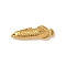 304 Stainless Steel Pendants, Fish Charms, Golden, 27.5x9.5x4.5mm, Hole: 1.2mm