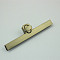 Zinc Alloy Twist Bag Lock Purse Catch Clasps, Brushed Antique Bronze, 2.4x9.5cm