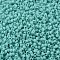 MIYUKI Delica Beads, Cylinder, Japanese Seed Beads, 11/0, (DB1136) Opaque Sea Opal, 1.3x1.6mm, Hole: 0.8mm, about 20000pcs/bag, 100g/bag
