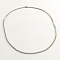 Tarnish Resistant 304 Stainless Steel Box Chain Necklaces, Stainless Steel Color, 20 inch(50.8cm)