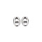 Non-Tarnish 304 Stainless Steel Connector Charms, Oval, Stainless Steel Color, 10x6.5x2mm, Hole: 2.5mm