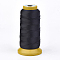 Polyester Thread, for Custom Woven Jewelry Making, Black, 1mm, about 230m/roll