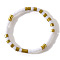Fashionable Casual Beaded Ring, Iron Core and Rice Beads Ring for Women, Colorful