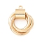 PVD Vacuum Plating 304 Stainless Steel Pendants, Tricyclic, Golden, 20x16x7mm, Hole: 1.8mm