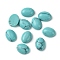 Synthetic Turquoise Cabochons, Oval, 8~8.5x6~6.5x2.5~3.5mm
