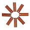 20Pcs Walnut Wood Pendants, Rectangle, Saddle Brown, 20x6.5x2.5mm, Hole: 1.8mm, 20pcs/box