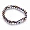Natural Pearl Stretch Bracelets, Potato, Prussian Blue, 2 inch(5cm)