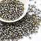 Glass Seed Beads, Half Plated, Inside Colours, Round Hole, Round, Mint Cream, 4x3mm, Hole: 1.4mm, 111pcs/10g