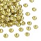 Preciosa® MAXIMA Crystal No Hotfix Flatback Stones, Czech Crystal, Dura Foiling, Round(438 11 615 Chaton Rose), 80250 Acid Yellow, SS10(2.7~2.9mm)