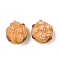 Opaque Resin Pendants, Imitation Food, with Platinum Iron Loops, Hamberger, 26x24x14mm, Hole: 2mm