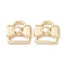 Brass Charms, Cadmium Free & Nickel Free & Lead Free, Bowknot Charm, Real 18K Gold Plated, 10x10x3mm, Hole: 4x2mm