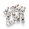 Tarnish Resistant 304 Stainless Steel Lobster Claw Clasps, Stainless Steel Color, 22.5~23x9x6mm, Hole: 2mm