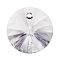 Preciosa® Crystal Pendants, Czech Crystal, 433 61 306 Rivoli, 00030 Crystal, 14mm, Hole: 1.5mm.