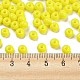 Стеклянные бусины с имитацией нефрита SEED-Z001-A-B17-4