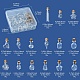 15 шт. 15 стиля мини-контейнеры для бутылок из боросиликатного стекла BOTT-YW0001-01-3