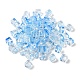 Двухцветные прозрачные стеклянные бусины GLAA-NH0001-03B-1